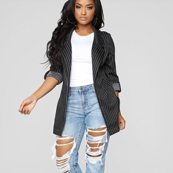 Fashion Nova Denim - NEW Jax Distressed High Rise Boyfriend Jeans-9
